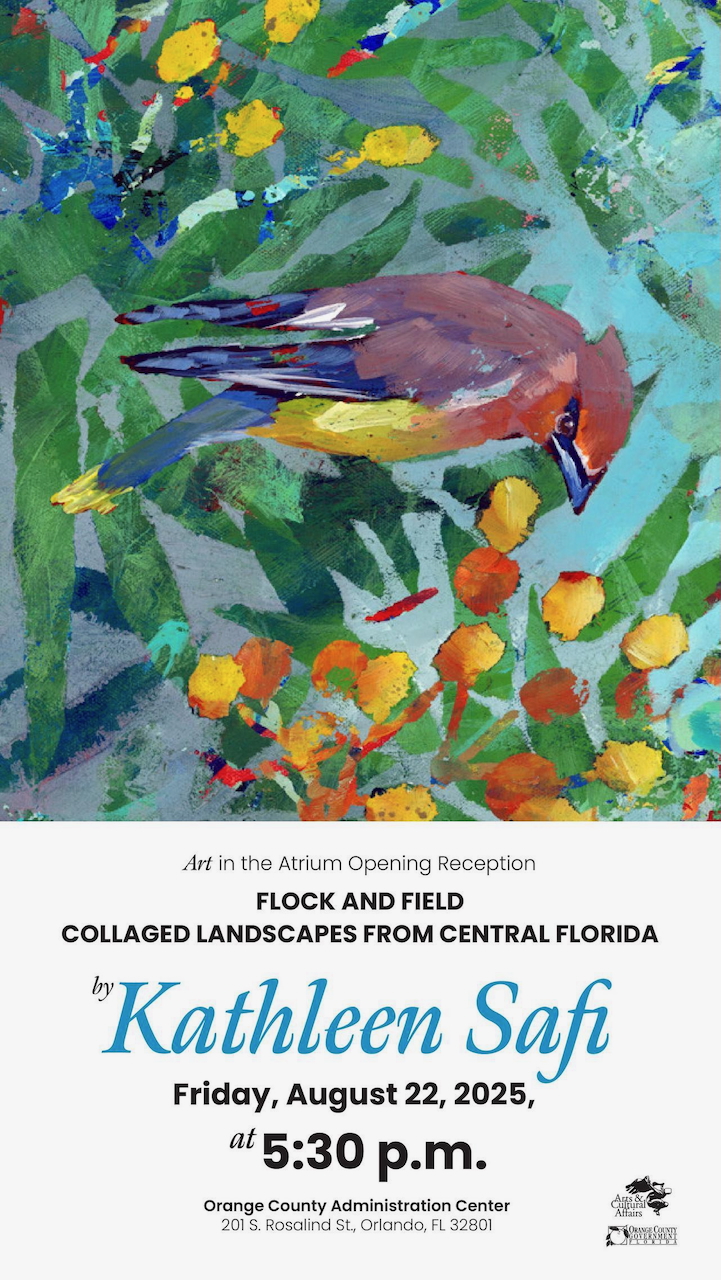 "Flock and Field: Collaged Landscapes from Central Florida"  by Kathleen Safi
